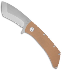 Medford Knife & Tool TFF-2 Flipper Knife Coyote G-10 Folder (4" NP3) MKT