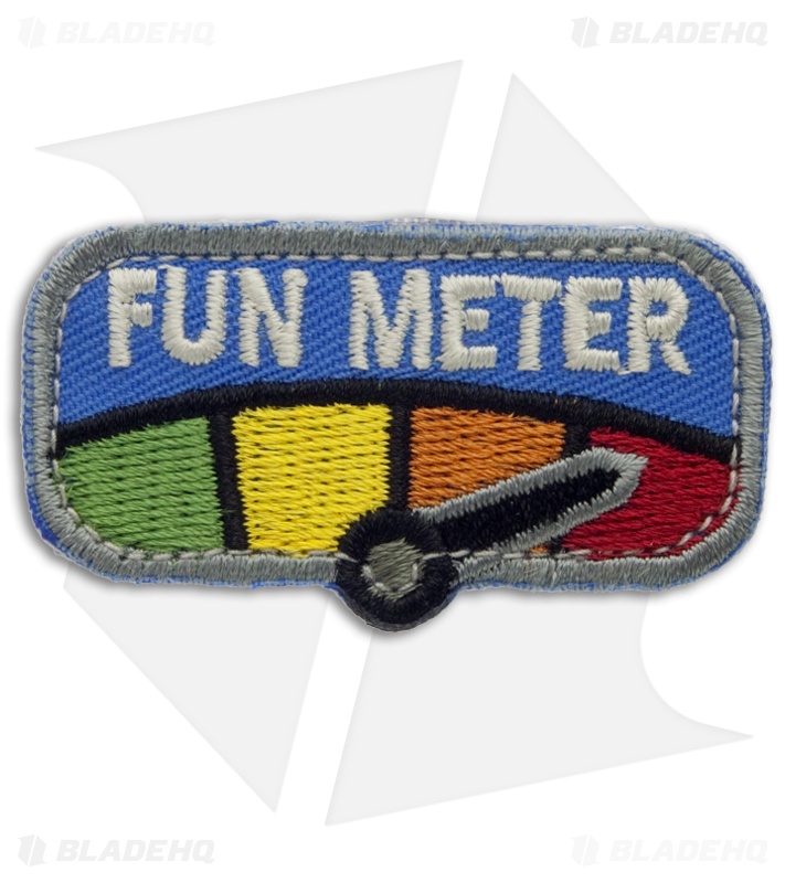 MSM Fun Meter Hook Velcro Back Patch (Full Color) Blade HQ