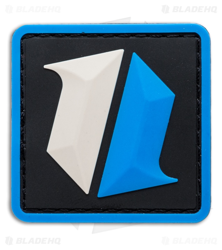 Blade HQ Shield Logo PVC Hook Velcro Back Patch (Brilliant Blue) Blade HQ