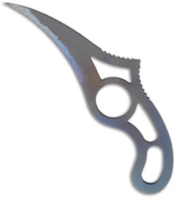 Mission Critical Tools Chaos Claw Purple Titanium Neck Knife Self Defense