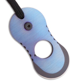 Mission Critical Tools LDC Titanium Dog Tag Knife w/ Cord (Anodized)