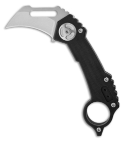 Quartermaster Knives QTR-5 Theodore "T.C." Calvin Karambit Knife (2" Stonewash)