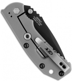Zero Tolerance 0550BLK Knife Hinderer ZT Folder (3.5" Black Plain)