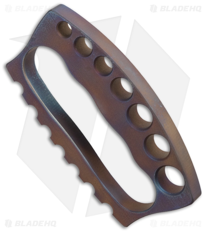 Spalinger Gear Heat Colored Stainless Steel Knuckle Impact Tool Blade HQ