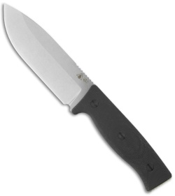 Survive! Knives GSO 5 Knife Black Micarta Fixed Blade (5" Stonewash)