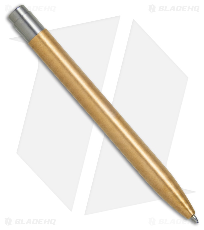 Tactile Turn Shaker Machined Pen Polished Brass Blade HQ