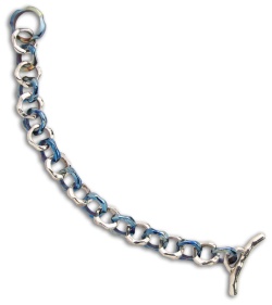 TiSurvival Custom Titanium / Sterling Silver Bracelet (28 cm)