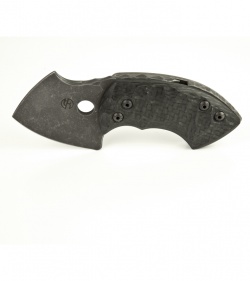 TuffKnives War Toad Carbon Fiber Friction Folder Knife (2.1" Acid SW)