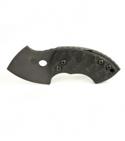 TuffKnives War Toad Carbon Fiber Friction Folder Knife (2.1" Acid SW)
