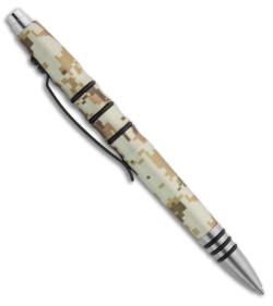 Tuff-Writer Precision Press Series Tan Digicamo Aluminum Retractable Pen
