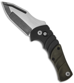 Mikkel Willumsen Urban Tactical Maddox Auto Knife OD/Black G10 (3.75" Plain)