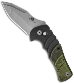 Mikkel Willumsen Urban Tactical Maddox Auto Knife Green G10 (3.75" Plain)