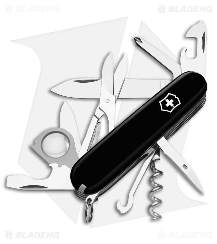Victorinox Swiss Army Knife Explorer Black 53793 Blade HQ