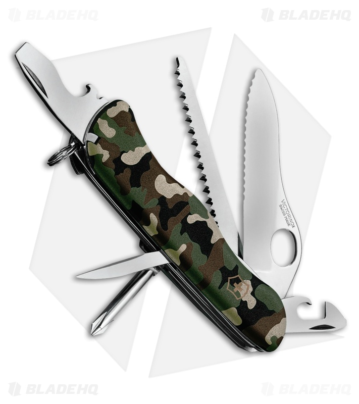 Victorinox One Hand Trekker NS Camo 54878 Blade HQ