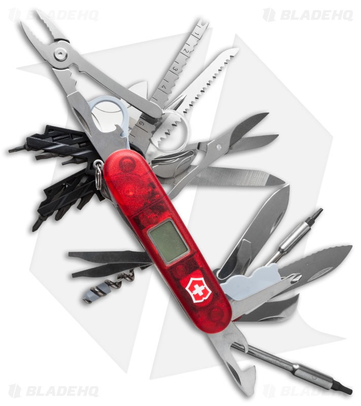 Victorinox Swiss Army Swiss Champ XAVT (Ruby) 16795 Blade HQ