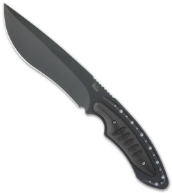 Todd Begg Knives Anago Fixed Blade Knife w/ Carbon Fiber (5.5" Sniper Gray)