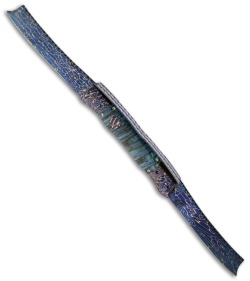 Brandon Vallotton Custom Prototype Double Asian Razor Automatic Knife (Damascus)