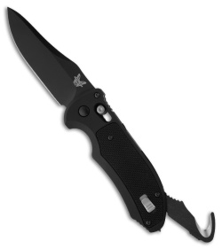 Benchmade 9170BK Triage Knife Black Axis Automatic (3.58" Black Plain)
