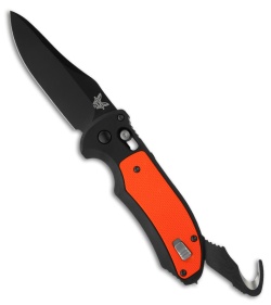 Benchmade 9170BK-ORG Triage Knife Orange Axis Automatic (3.58" Black Plain)