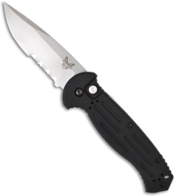Benchmade 9051S AFO II Automatic Knife (3.56" Satin Serr)