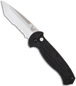 Benchmade 9052S AFO II Tanto Automatic Knife (3.56" Satin Serr)