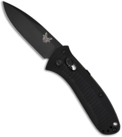 Benchmade 5500BK Mini Presidio Small Automatic Knife (2.97" Black Plain)