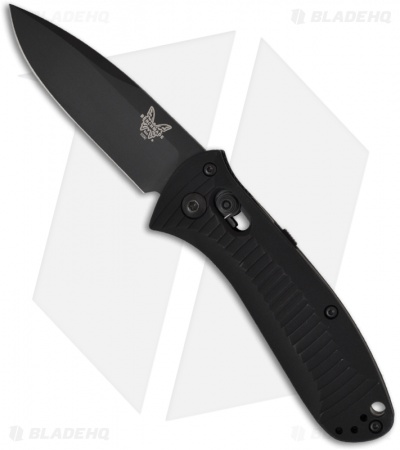 Benchmade 5500BK Mini Presidio Small Automatic Knife (2.97" Black Plain)