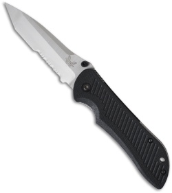 Benchmade 912SD2 Tanto Nitrous Stryker Spring Assisted Knife (3.7" Satin Serr)