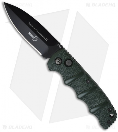 Boker Kalashnikov Automatic Knife Limited Edition Green (3.3" Black Dagger)