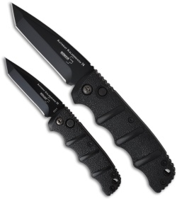 Boker Mini Kalashnikov Automatic Knife Tanto (2.5" Black Plain)
