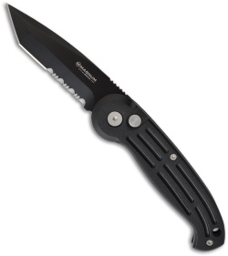 Boker Magnum Automatic Knife Tanto (3.25" Black Serr) 01BO018