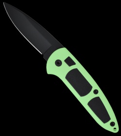 Boker Illumination Top Lock Automatic Knife (3.25" Black Plain) 110018