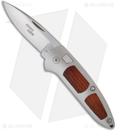 Boker Top Lock Automatic Knife w/ Cocobolo Wood Inserts (PLN) 110701
