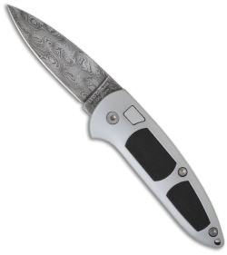 Boker Top Lock Leopard Damascus Automatic Knife (3.25" Plain) 110007DAM