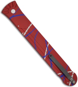 Dalton Assassin Red Automatic Knife (6" Bead Blast Plain) Oct 2003