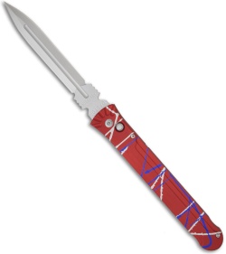 Dalton Assassin Red Automatic Knife (6" Bead Blast Plain) Oct 2003