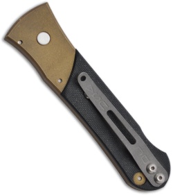 Dalton HD Street Fighter Automatic Knife w/ Black Scales (3" Bead Blast Plain)