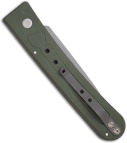 Dalton Warcom Green Automatic Knife (3.75" Bead Blast Plain) #99