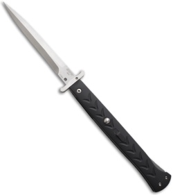 Rare DKD American Phantom Swinguard Auto Knife Black Aluminum (5" Satin Plain)