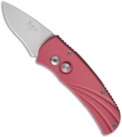 DKD Stinger Automatic Knife Red Aluminum (1.9" Bead Blast Plain)