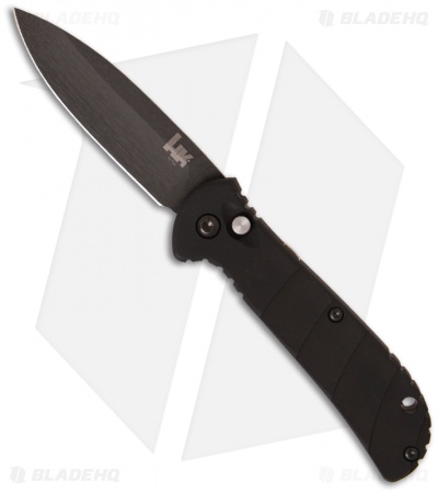 H&K Mini Automatic Knife (2.89" Black Plain) 14750BX