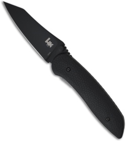 H&K Scorch Automatic Knife DA Reverse Tanto (3.16" Black Plain) 14925BK