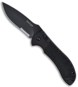 Kershaw Rogue Automatic Knife (3.9" Black Serr) 2001CKTST