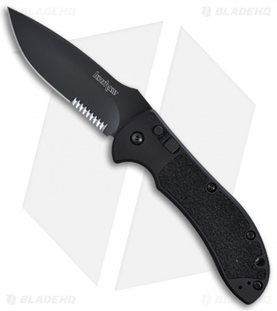 Kershaw Rogue Automatic Knife (3.9" Black Serr) 2001CKTST