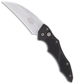 Rare Microtech Kestrel Automatic Knife (3" Silver Plain) 6/1999