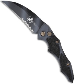 Microtech Urban Camo Kestrel Automatic Knife (3.95" Serr) 131-2UC
