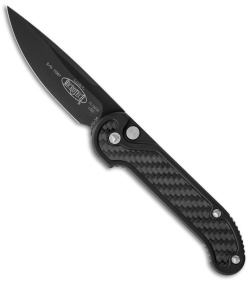Microtech LUDT Automatic Knife w/ Carbon Fiber (3.4" Plain) 135-1CF