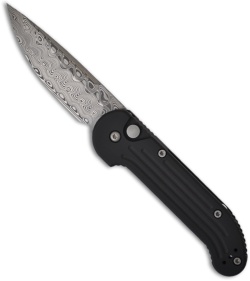 RARE Microtech LUDT Civilian Damascus Automatic Knife (3.4" Plain) 300333
