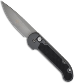 RARE Microtech Marfione Custom LUDT Gray Automatic Knife (Bead Plain) 5/96