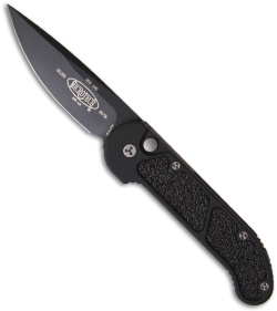 Microtech Black Mini UMS Automatic Knife (2.5" Black Plain) 2006